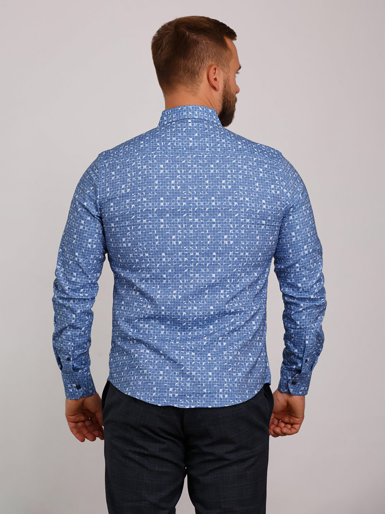 Сорочка повсякденна Trend Collection модель TC2711LightBlueRBSHKMN Фото