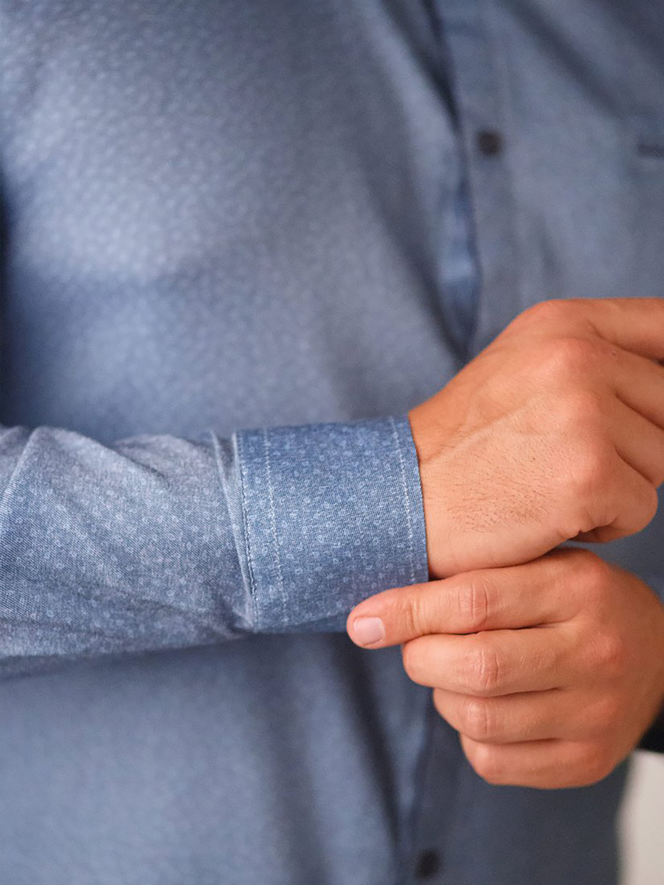 Сорочка Trend Collection модель TC2695BlueRBSHKMN Фото