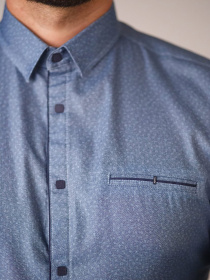 Сорочка Trend Collection модель TC2695BlueRBSHKMN Фото