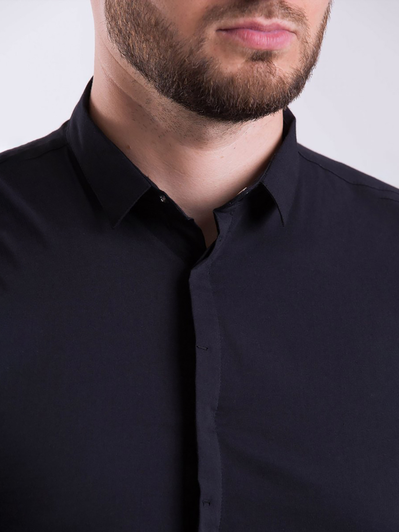 Сорочка повсякденна Trend Collection модель TC2687BlackRBSHKMN Фото