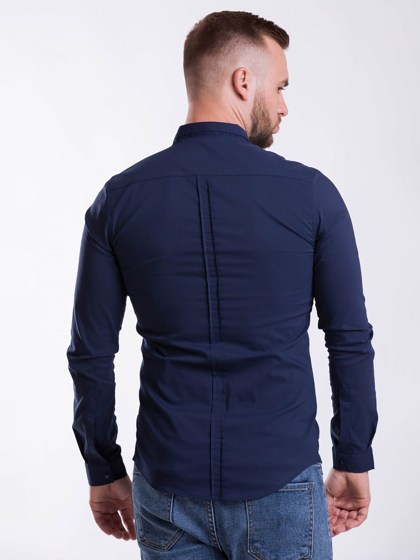 Сорочка Trend Collection модель TC2686BlueRBSHKMN Фото