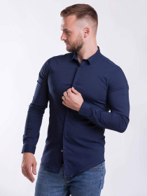 Сорочка повсякденна Trend Collection модель TC2686BlueRBSHKMN Фото