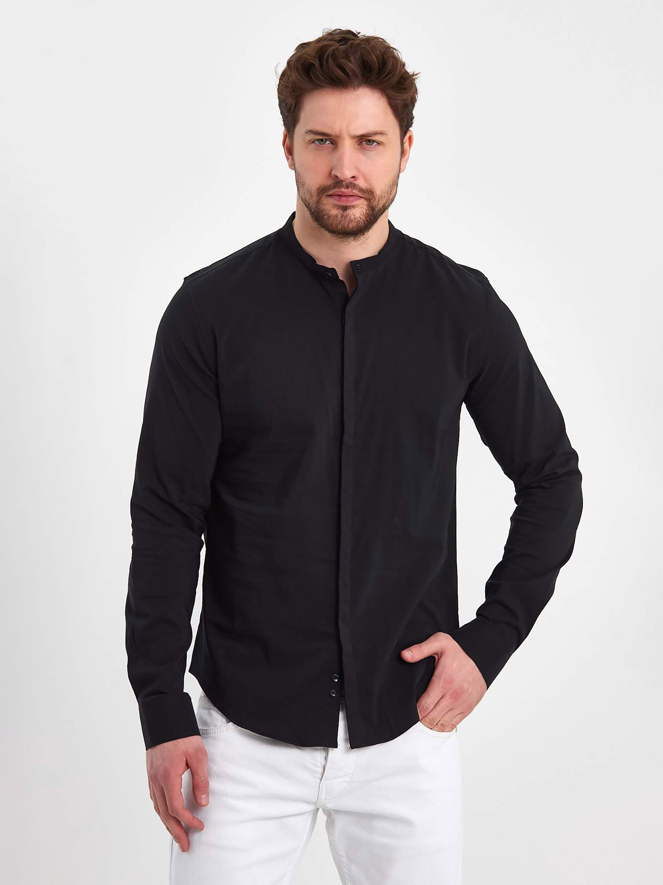 Сорочка Trend Collection модель TC2661BlackRBSHKMN Фото