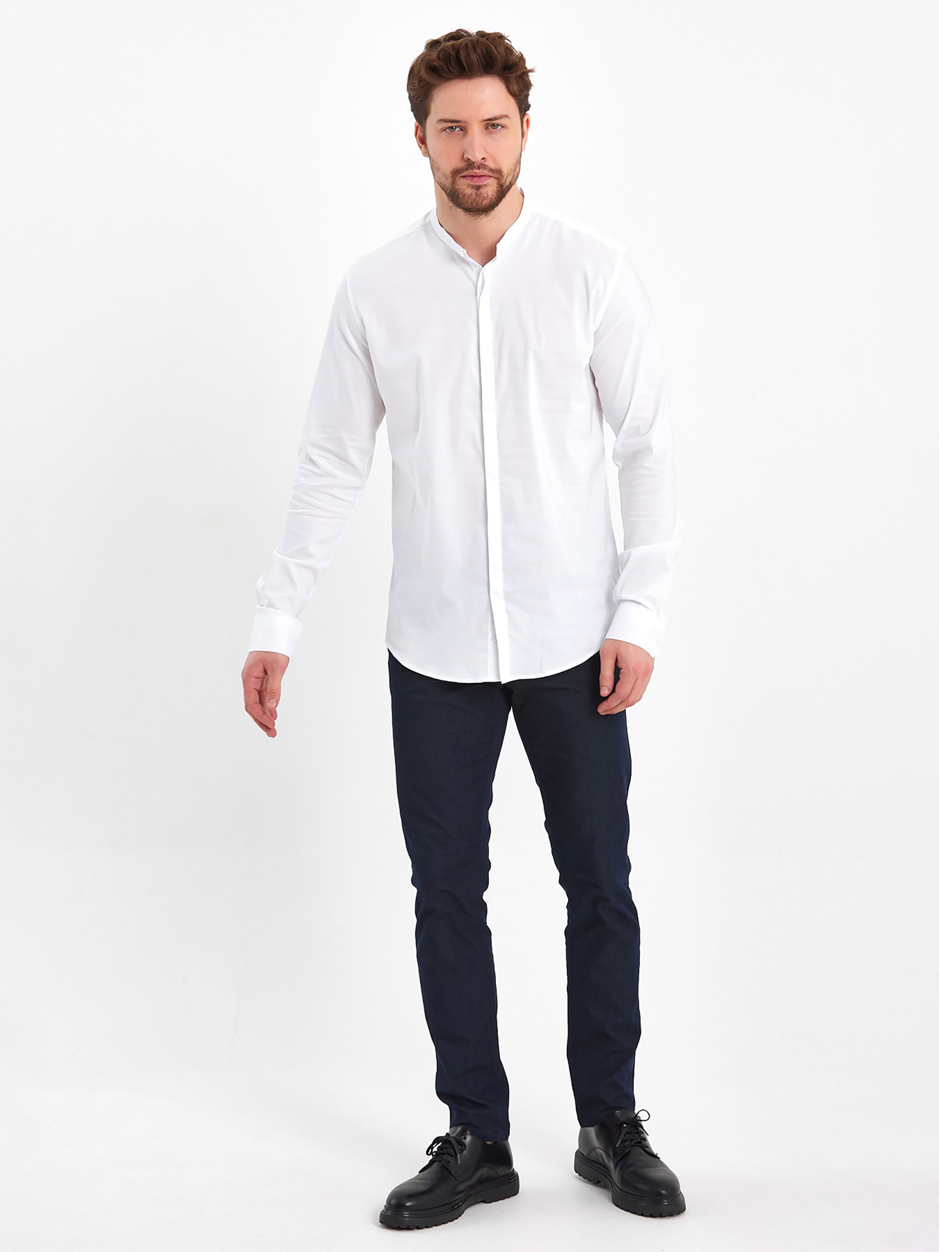 Сорочка Trend Collection модель TC2659WhiteRBSHKMN Фото