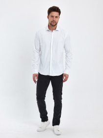 Сорочка повсякденна Trend Collection модель TC2628WhiteRBSHKMN Фото