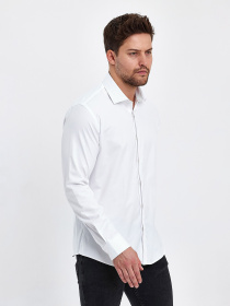 Сорочка повсякденна Trend Collection модель TC2628WhiteRBSHKMN Фото