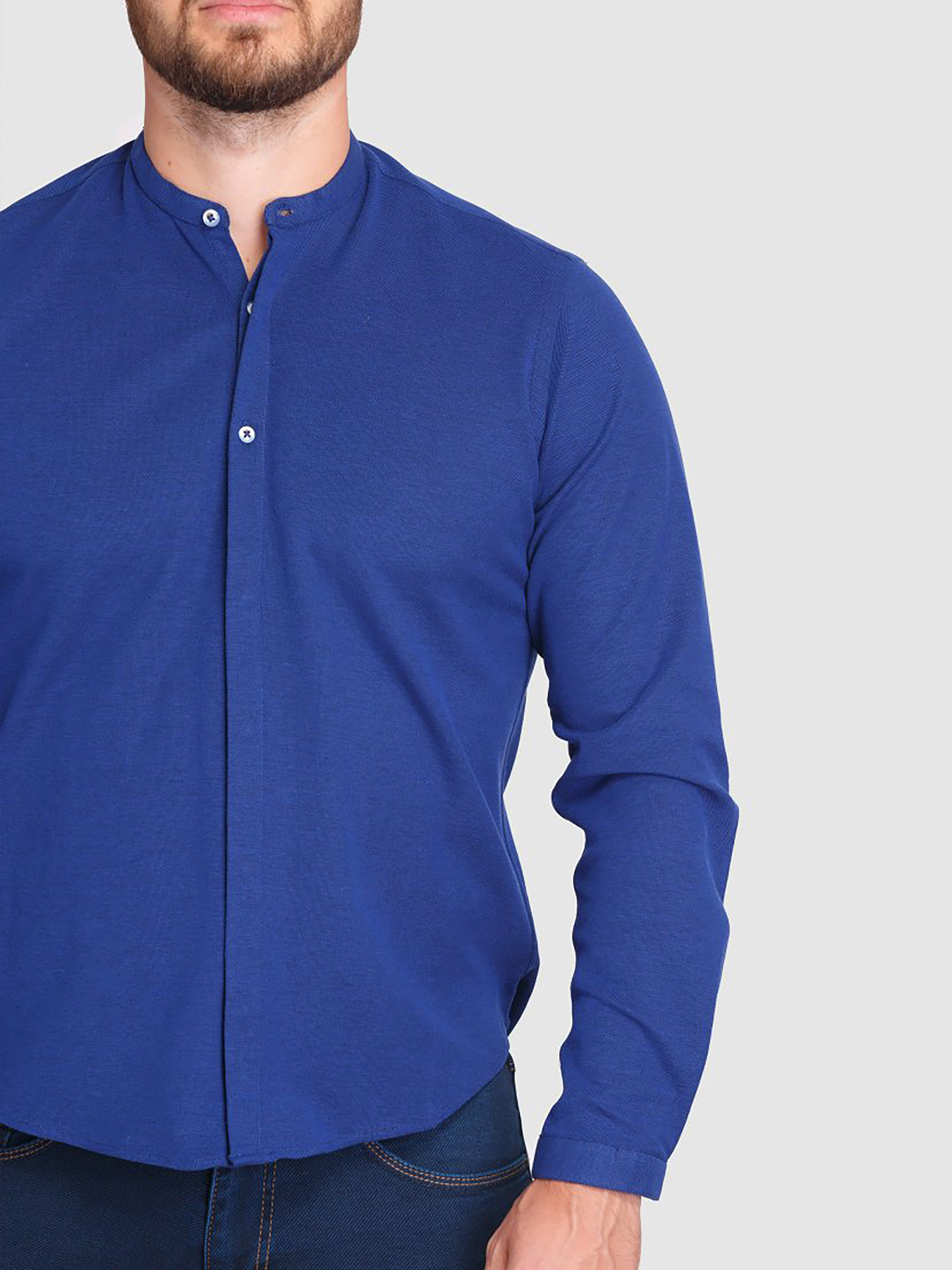 Сорочка повсякденна Trend Collection модель TC1686BlueRBSHKMN Фото