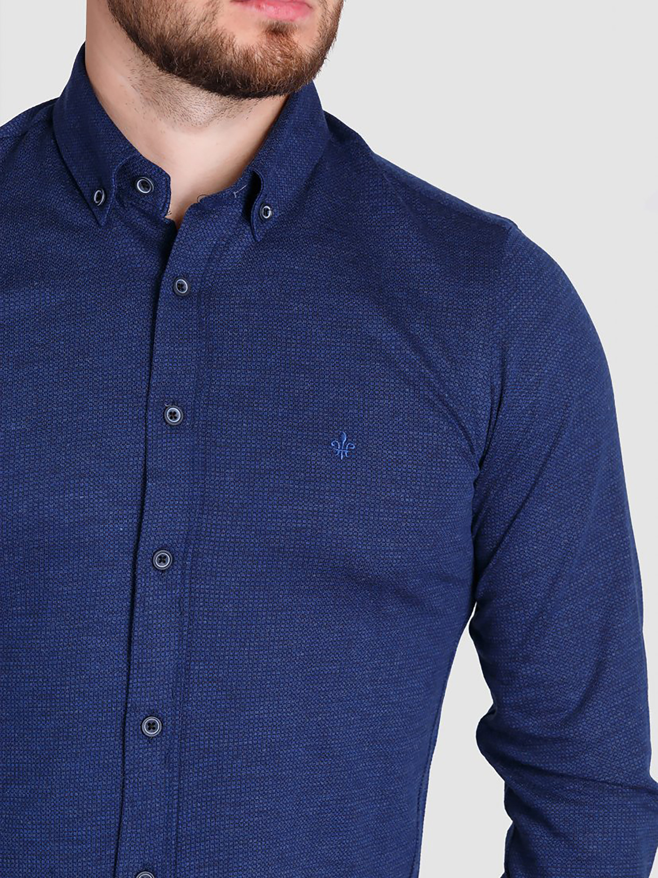 Сорочка Trend Collection модель TC1524DarkBlueRBSHKMN Фото