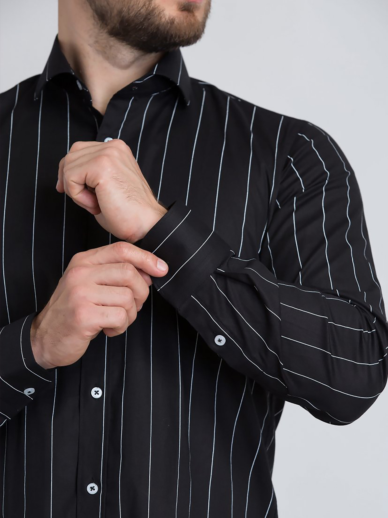 Сорочка Trend Collection модель TC1425BlackRBSHKMN Фото