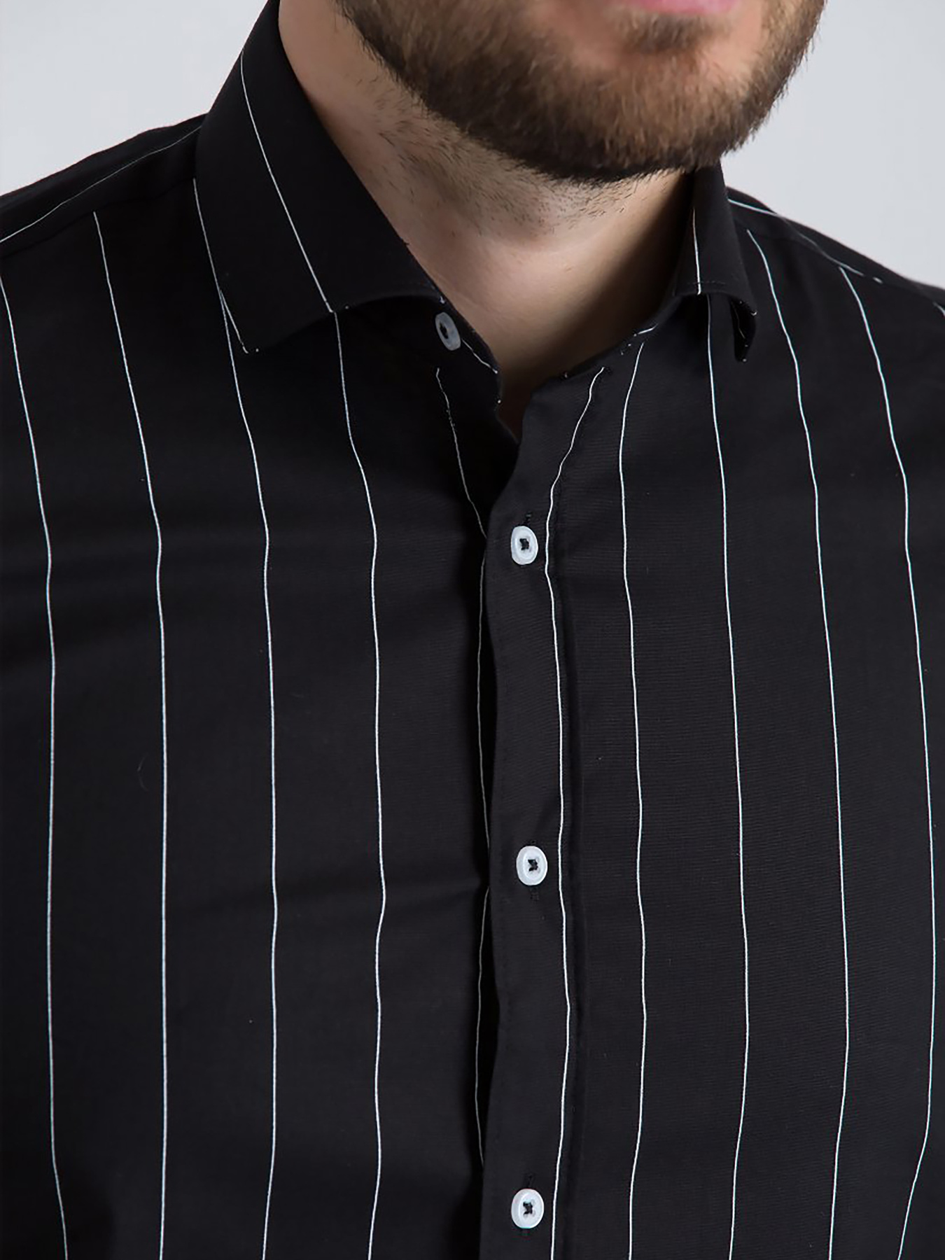 Сорочка повсякденна Trend Collection модель TC1425BlackRBSHKMN Фото