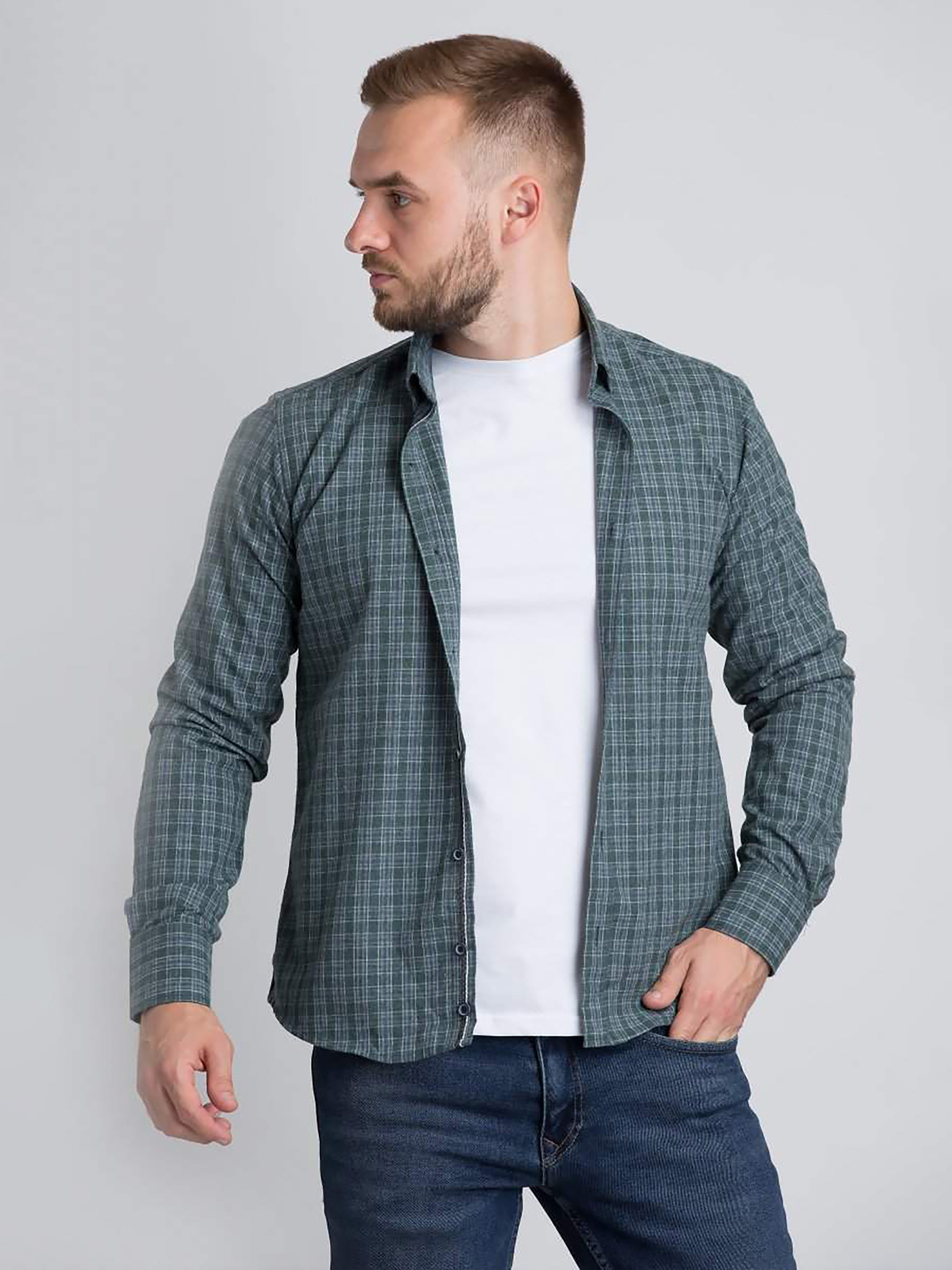 Рубашки Trend Collection модель TC1413BlueRBSHKMN Фото