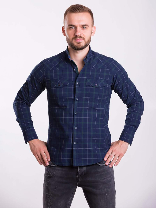 Рубашка Trend Collection модель TC1151BlueRBSHKMN Фото