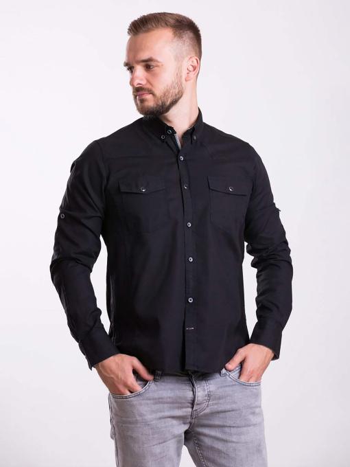 Рубашка Trend Collection модель TC1150BlackRBSHKMN Фото