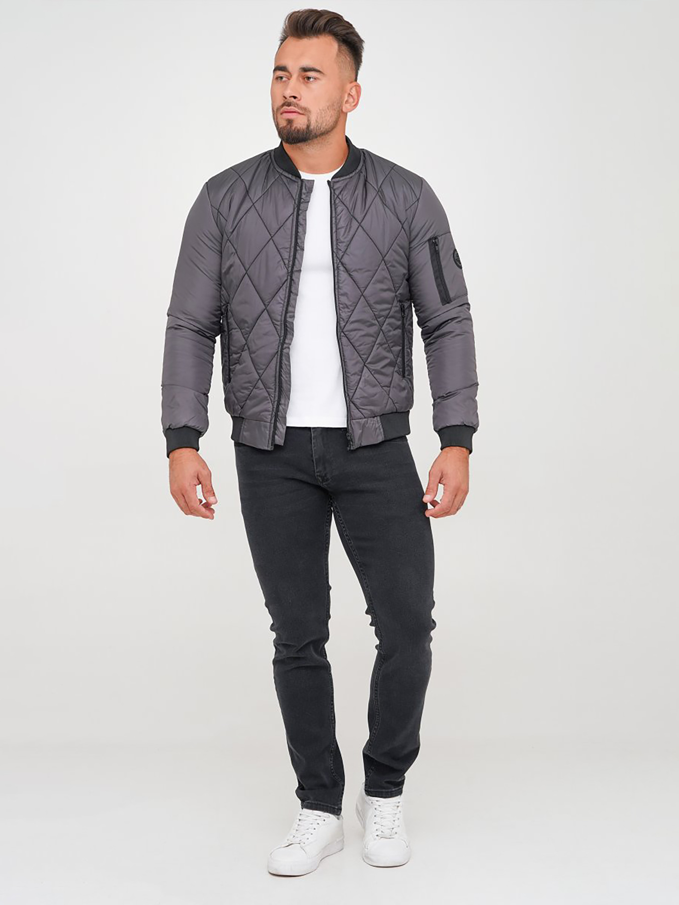 Бомбер Trend Collection модель TC6795GreyBMBRMN Фото