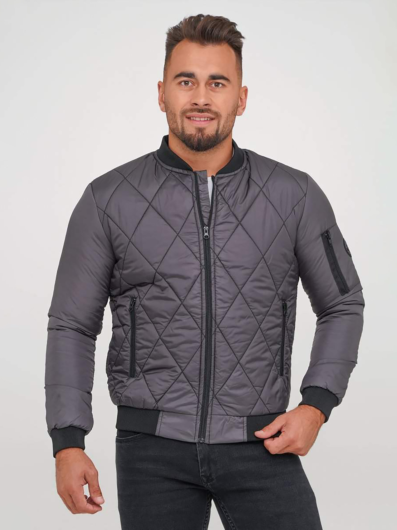 Бомбер Trend Collection модель TC6795GreyBMBRMN Фото