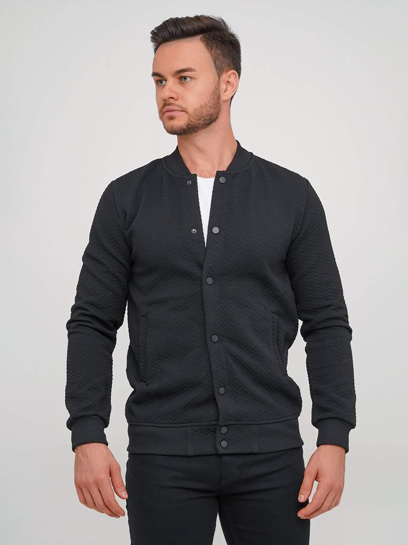 Бомбер Trend Collection модель TC6601BlackBMBRMN Фото