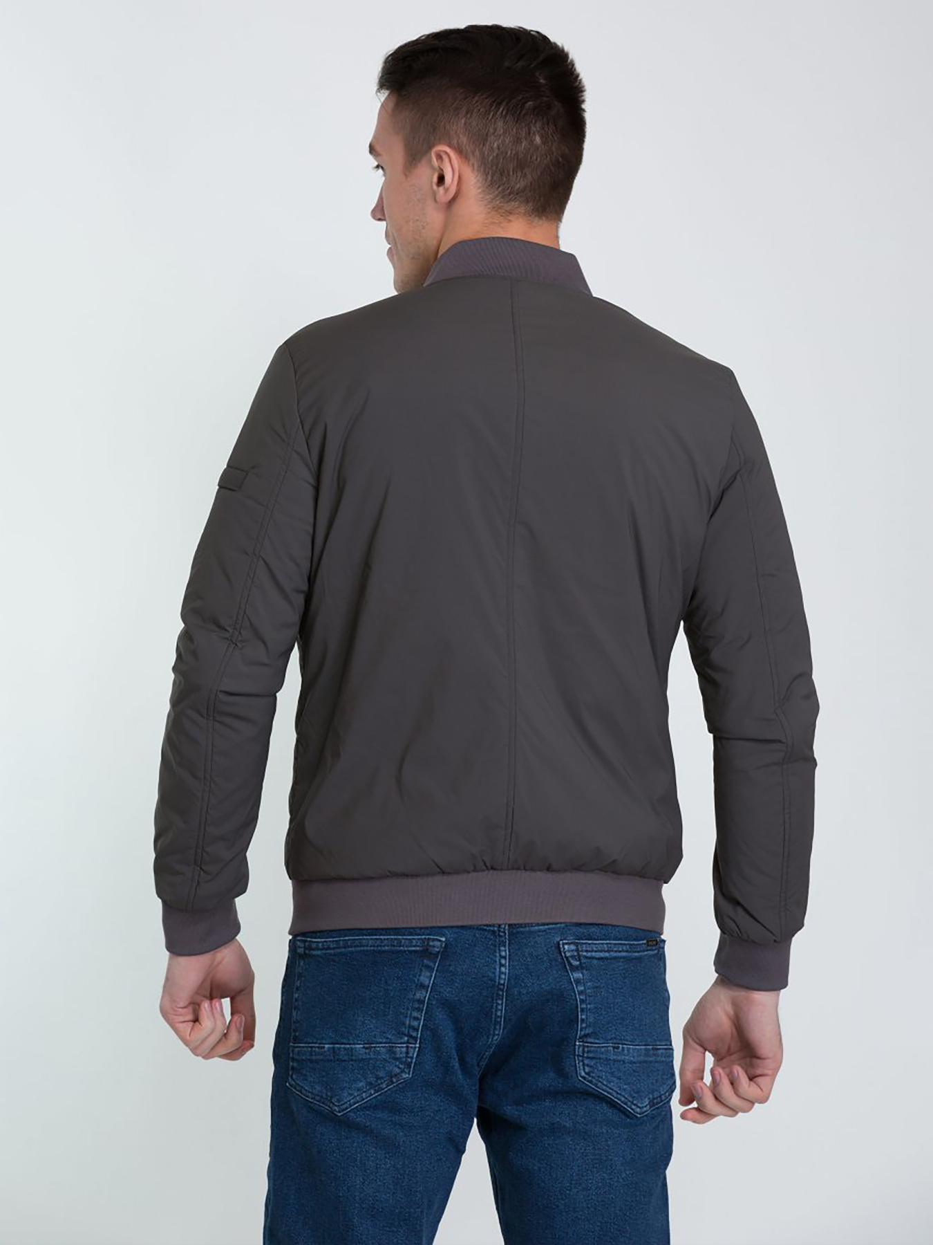 Бомбер Trend Collection модель TC3109GreyBMBRMN Бомбер Trend Collection модель TC3109GreyBMBRMN Фото