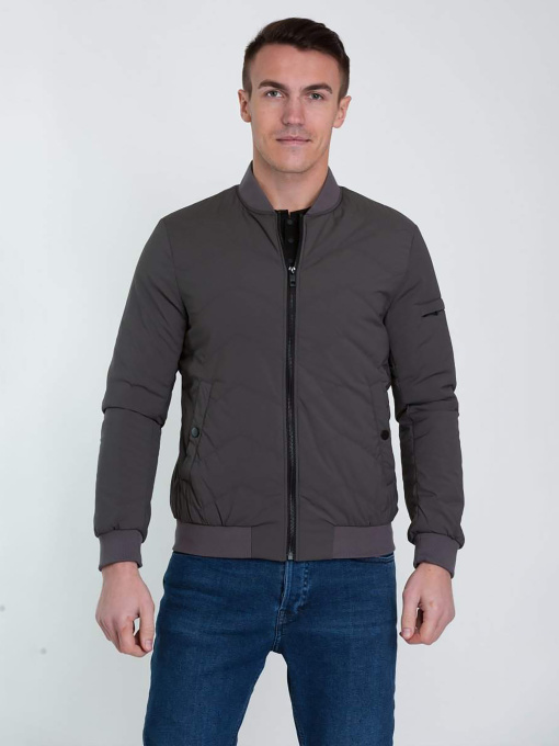 Бомбер Trend Collection модель TC3109GreyBMBRMN Фото
