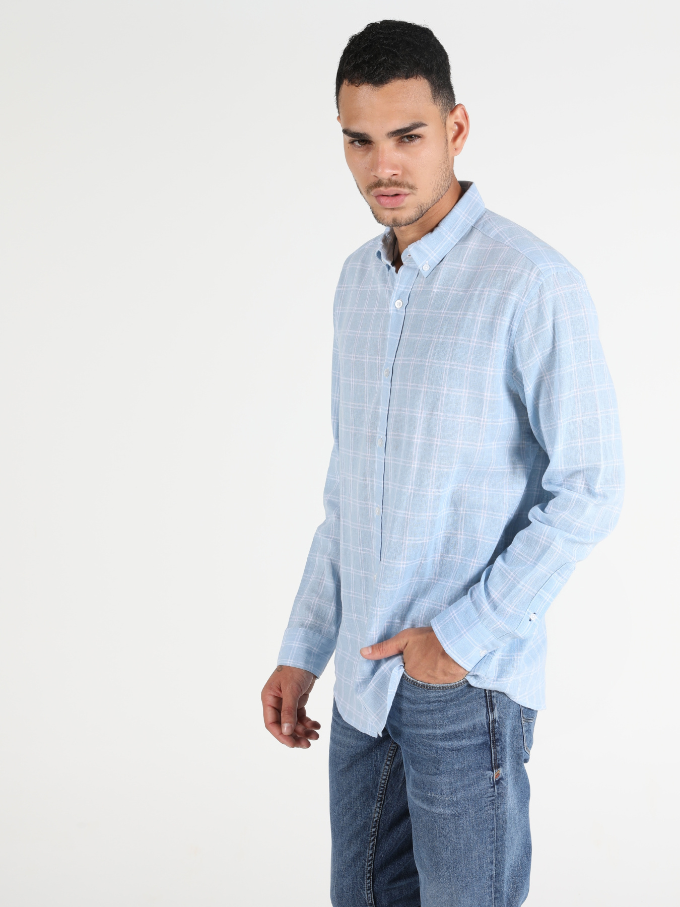 Рубашки Colin’s модель CL1048582_Q1.V1_BLE Фото