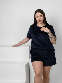 Домашний костюм N.EL модель 1752-53_syniy Фото