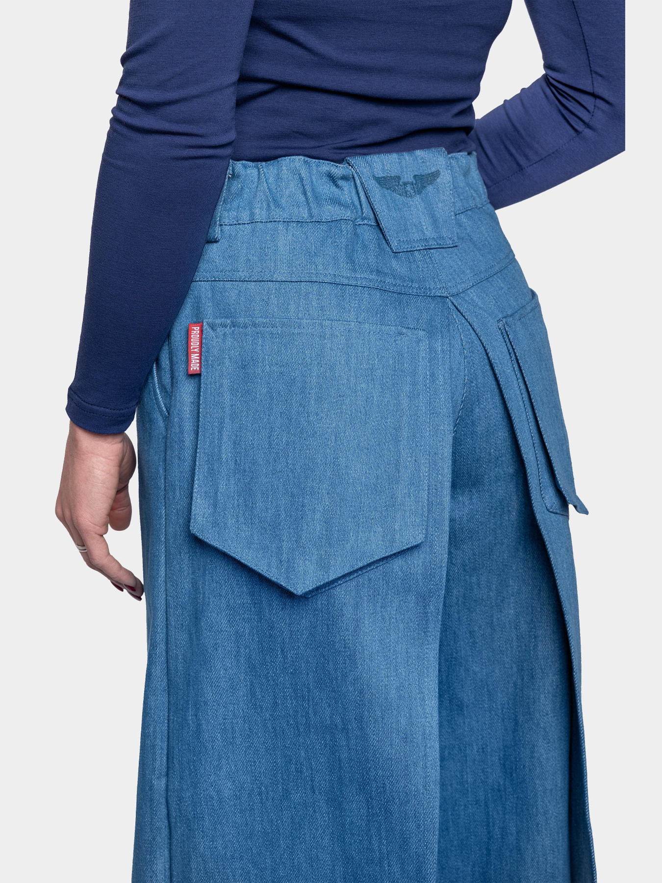 Широкие джинсы Авіація Галичини модель 00-004523-1 Фото