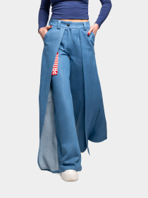 Широкие джинсы Авіація Галичини модель 00-004523-1 Фото