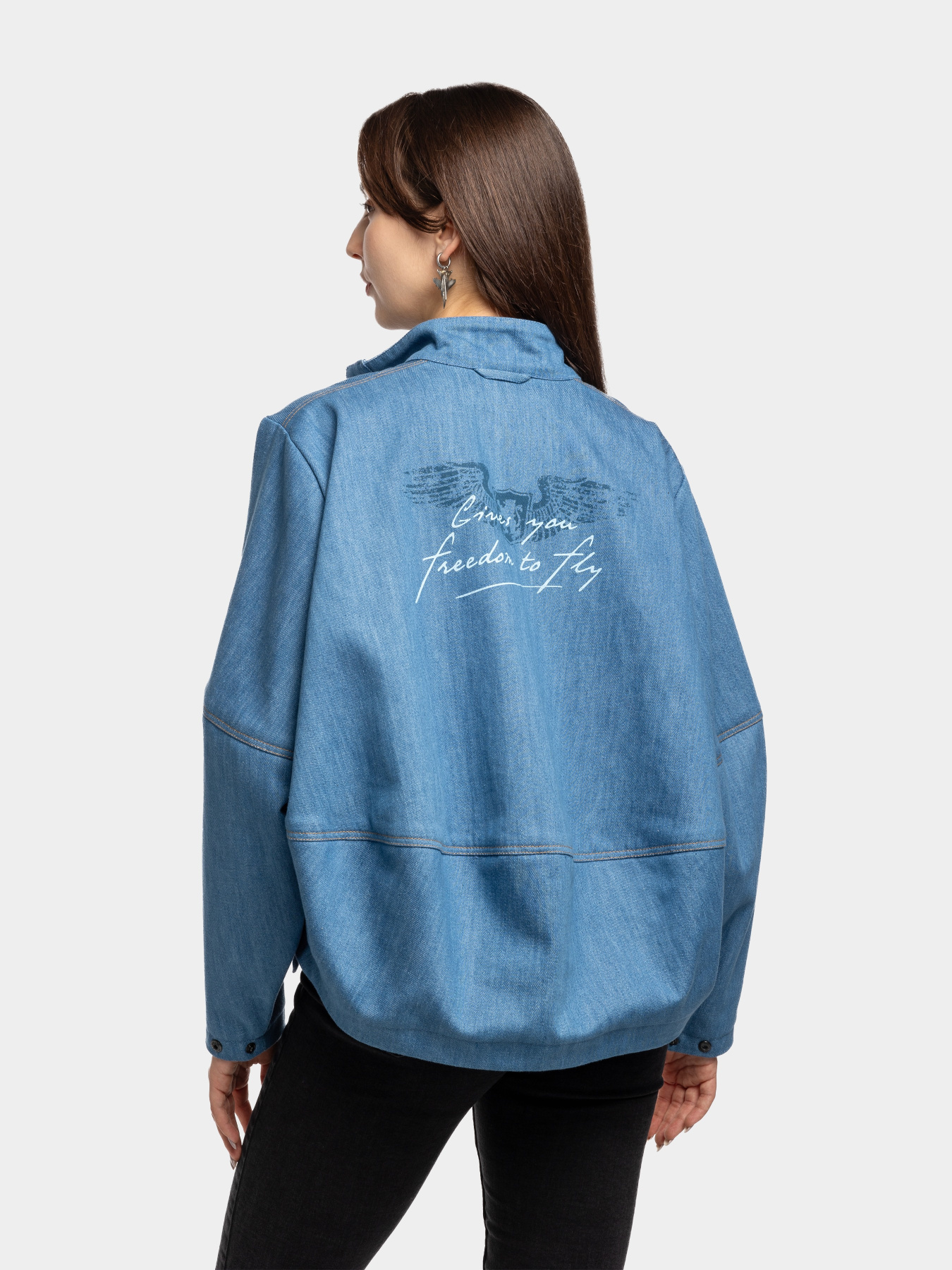 Джинсовая куртка Авіація Галичини модель 00-004534-1 Фото