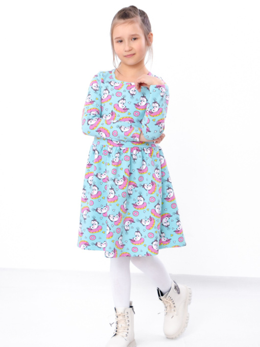 Сукня міді Носи своє модель 6117-055-dinorg-blakitnij Фото