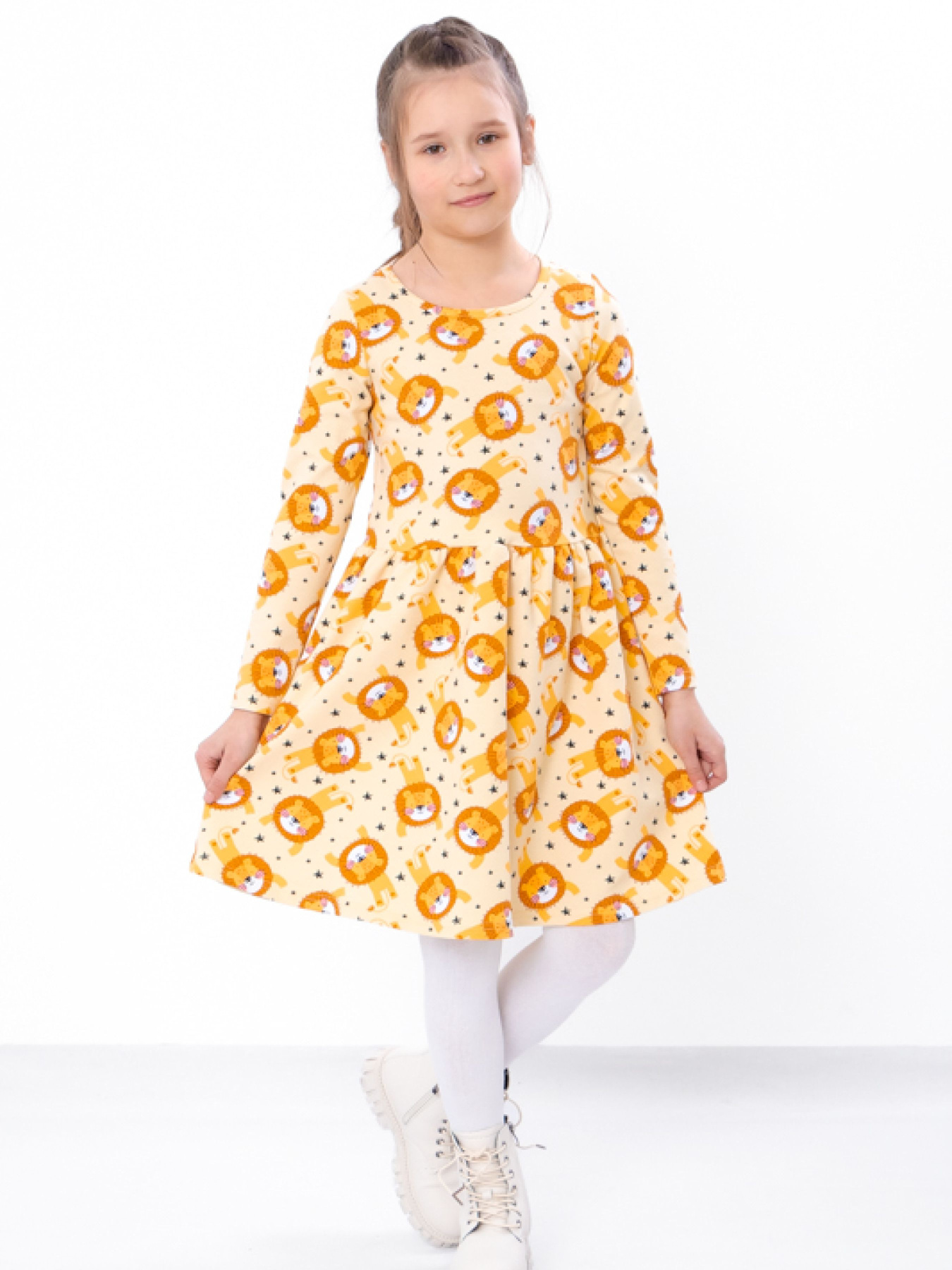 Платье миди Носи своє модель 6117-055-lev-svtlo-psochnij Фото