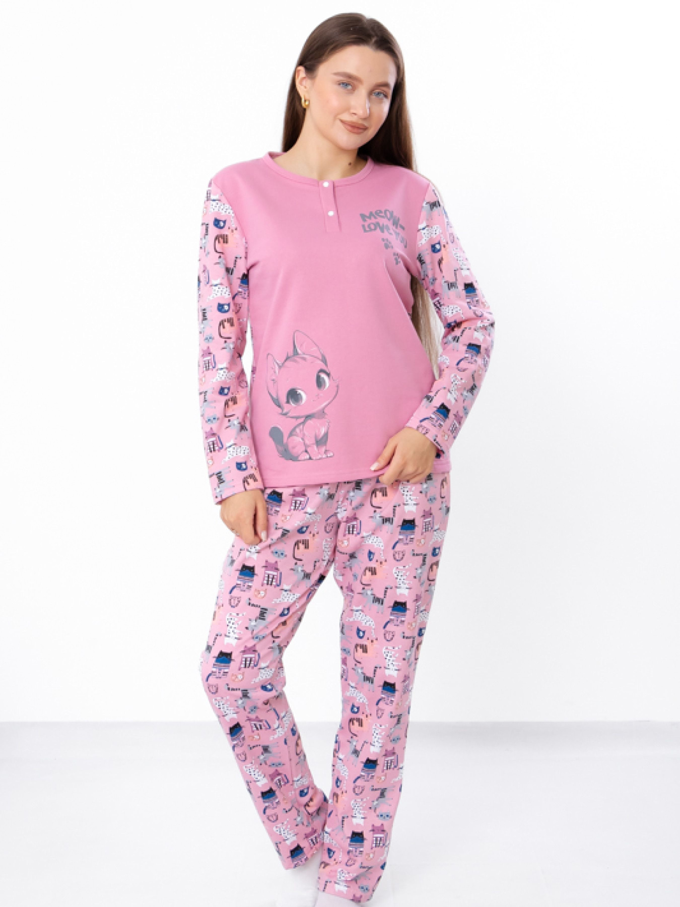 Пижама Носи своє модель 8240-024-33-1-koti-pudra Фото