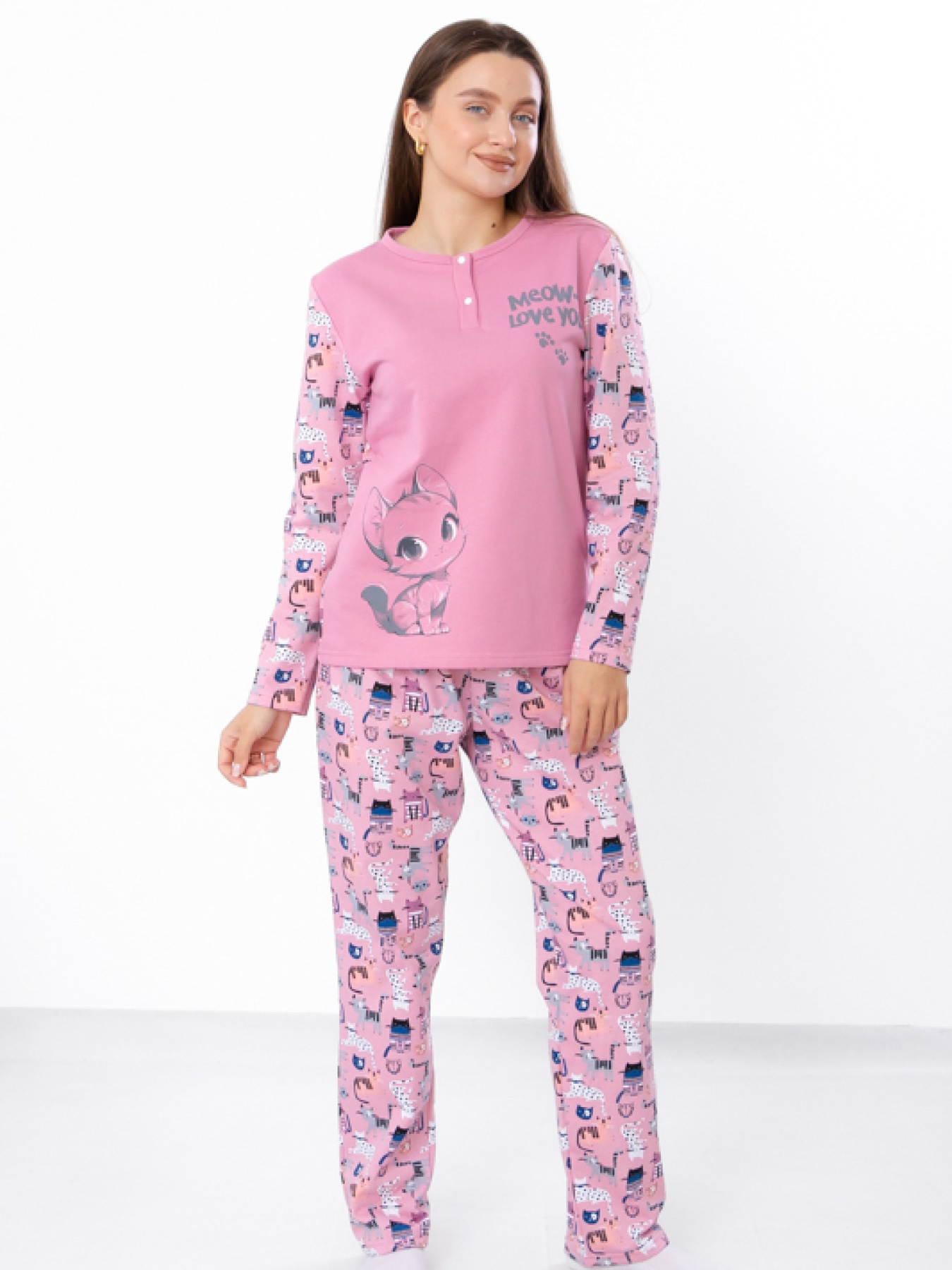 Пижама Носи своє модель 8240-024-33-1-koti-pudra Фото