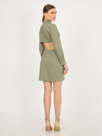 Сукня міні Vicolo модель 232-VC-1999-23_хаки Фото