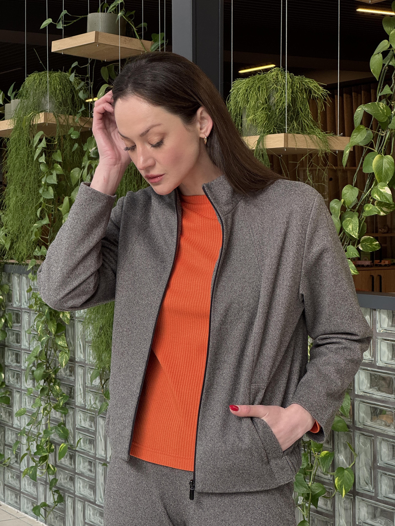 Бомбер CAT ORANGE модель 3359 Фото