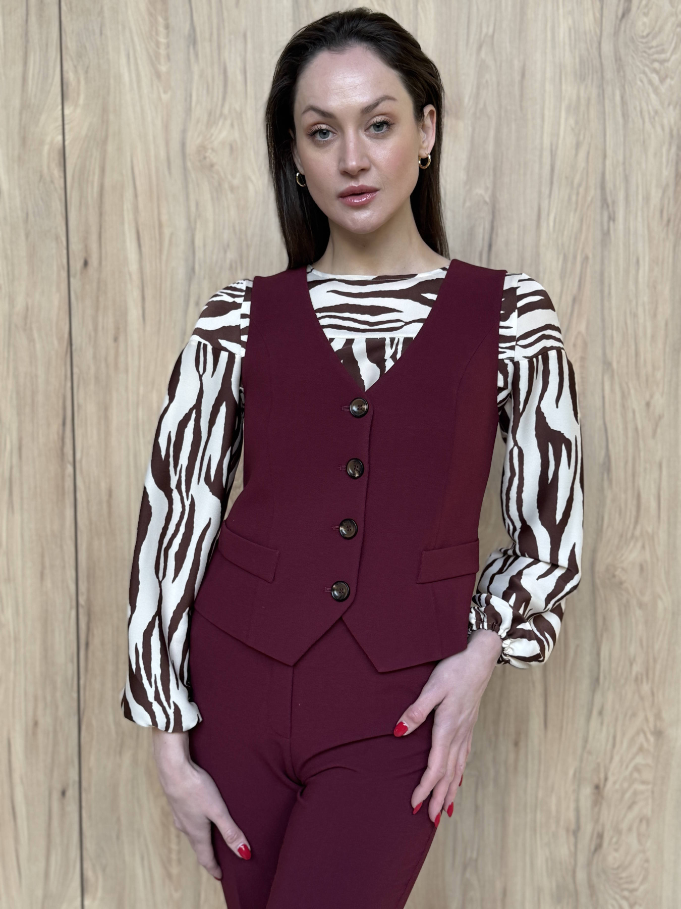 Жилет классический CAT ORANGE модель 3360 Фото