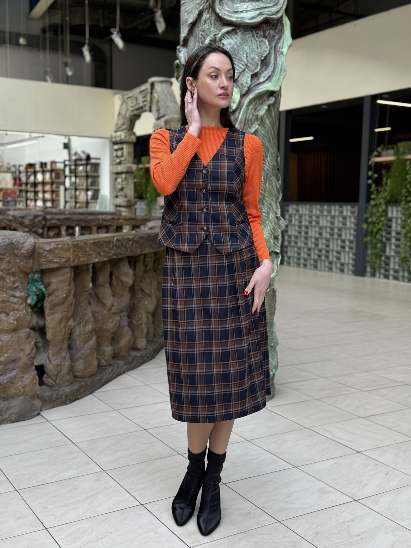 Класичний жилет CAT ORANGE модель 3361 Фото