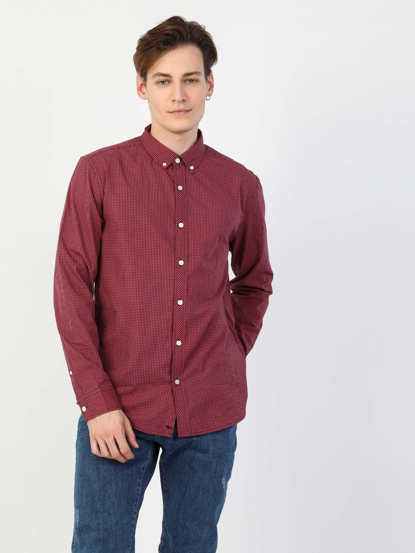 Рубашки Colin’s модель CL1048578_Q1.V1_RED Фото