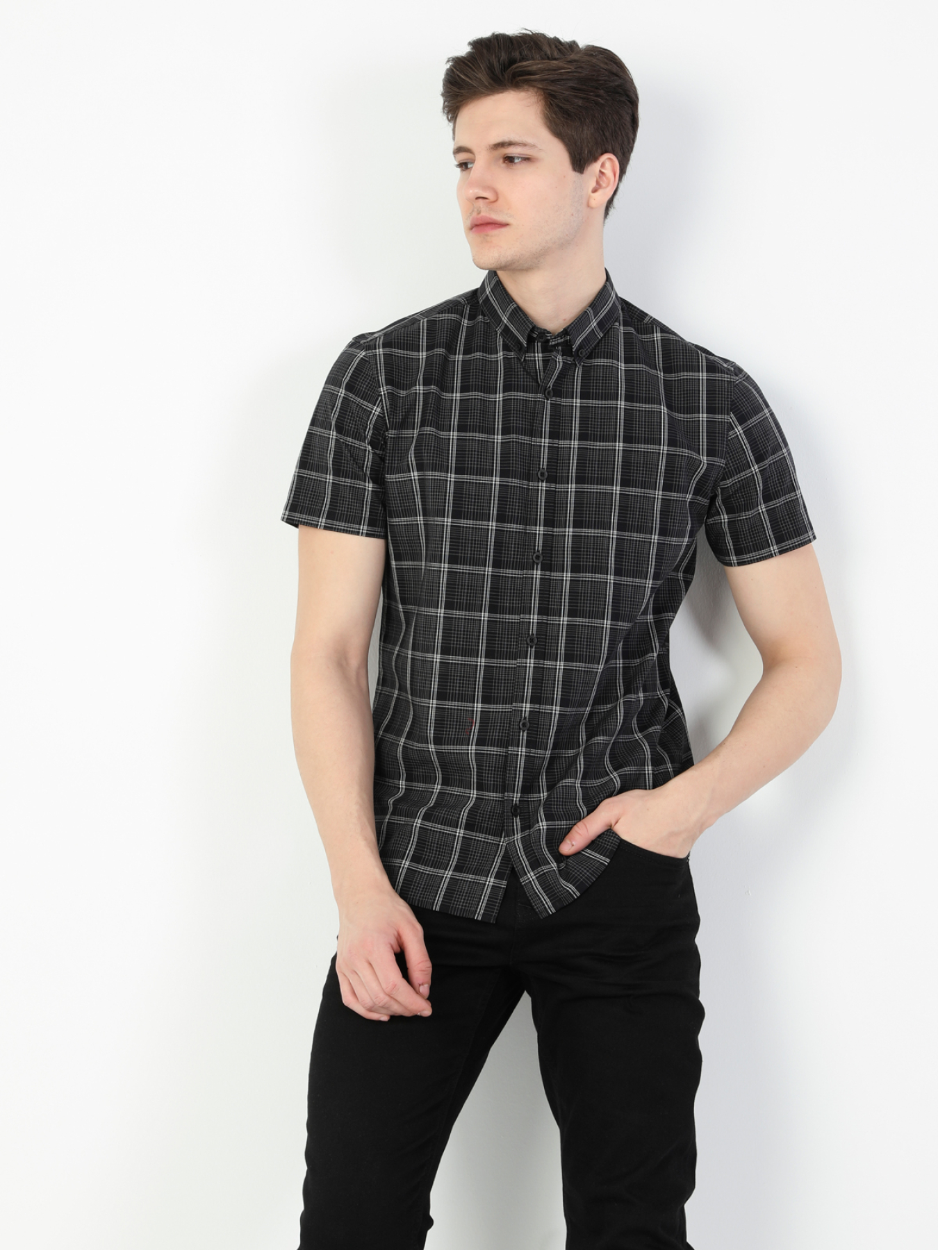 Сорочки Colin’s модель CL1049252_Q1.V1_BLK Фото