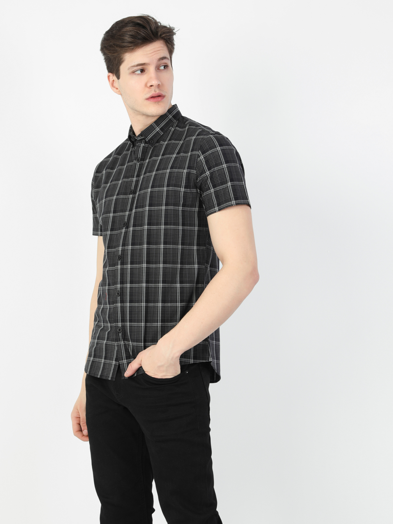 Сорочки Colin’s модель CL1049252_Q1.V1_BLK Фото