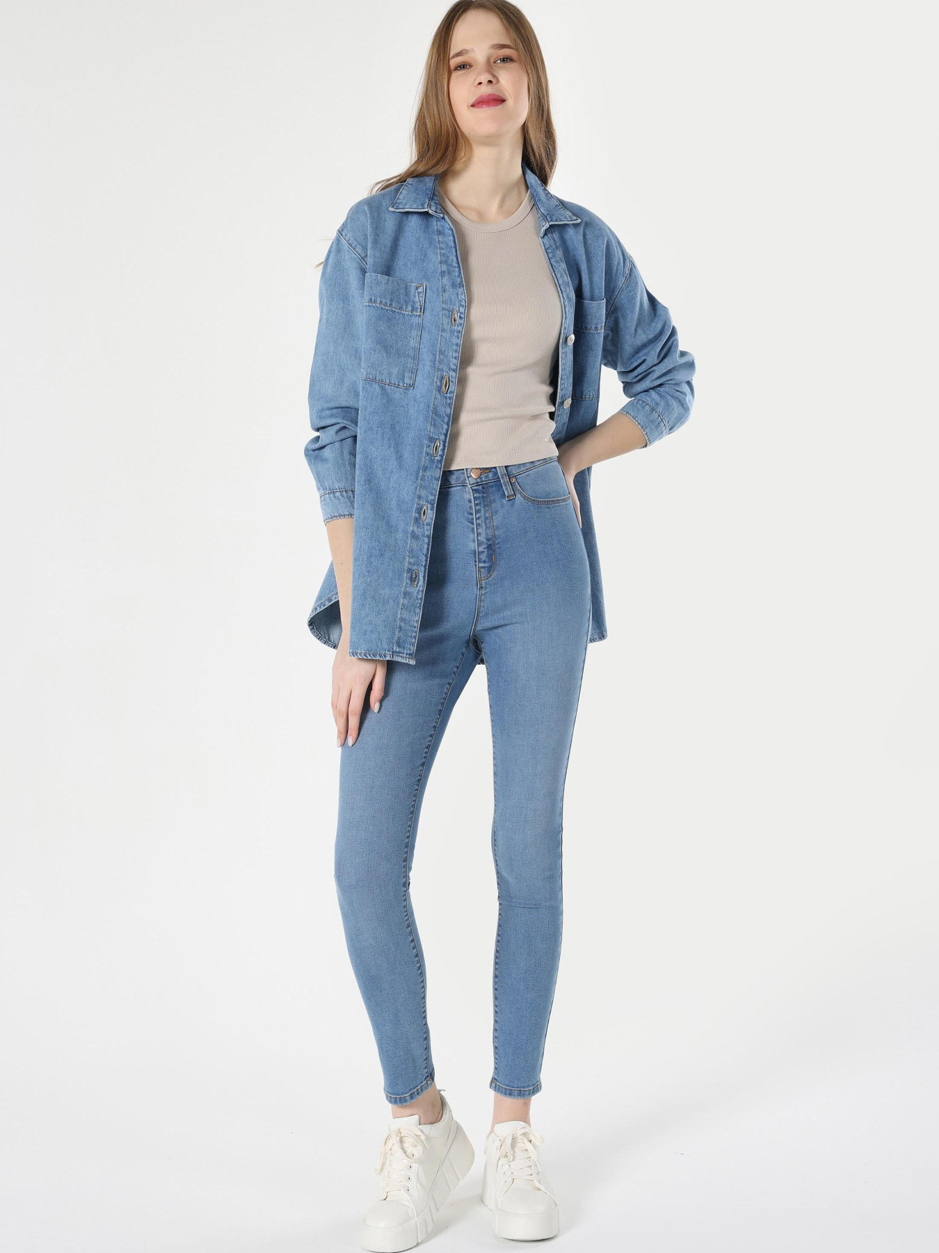 Скинни джинсы Colin’s модель CL1048828_Q1.V1_DN04470 Фото