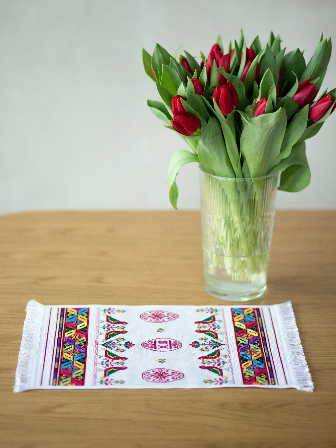 Рушник великодній білий Едельвіка модель 312-24-00 Фото