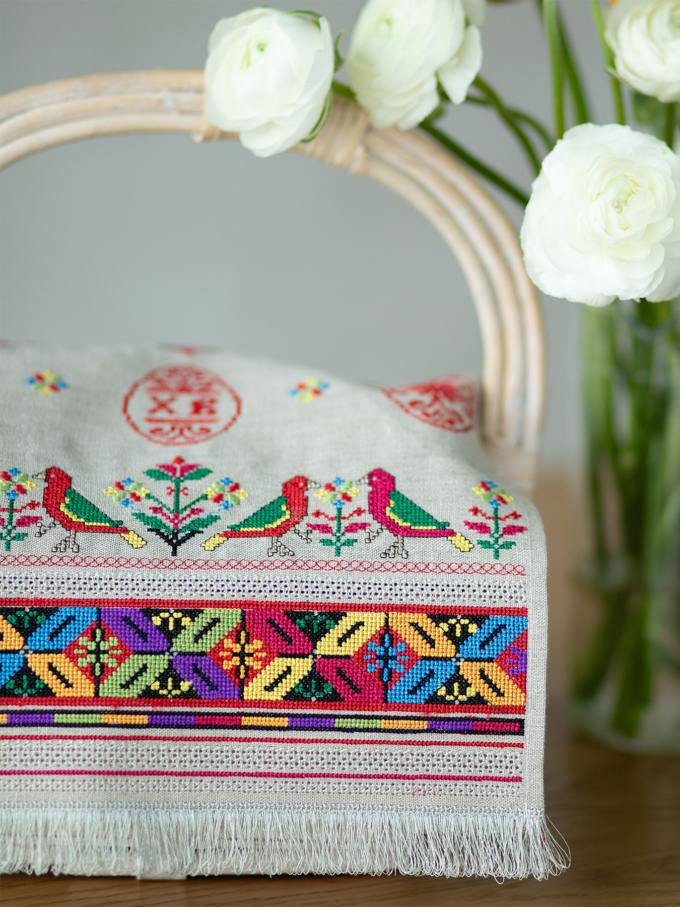 Рушник великодній бежевий Едельвіка модель 312-24-00beige Фото