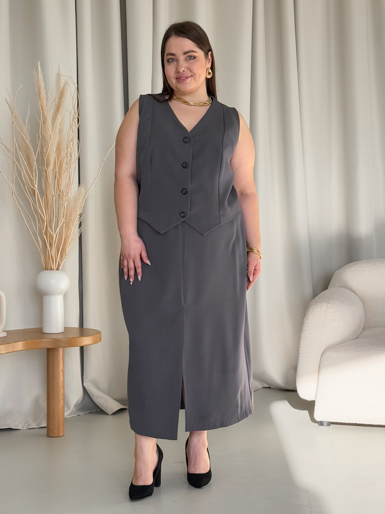 Деловой костюм Merlini модель 100001442 Фото