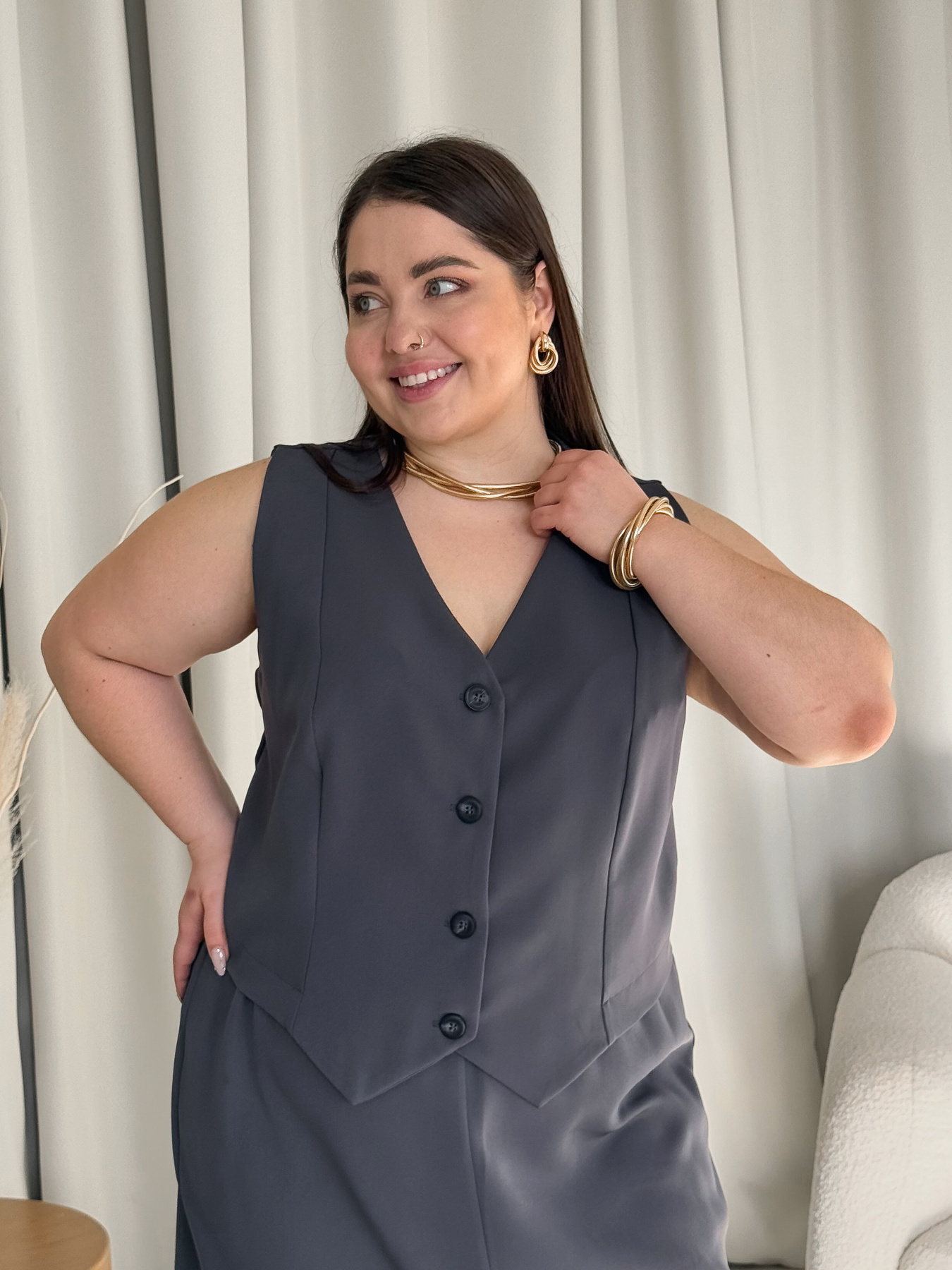 Жилет классический Merlini модель 120001442 Фото