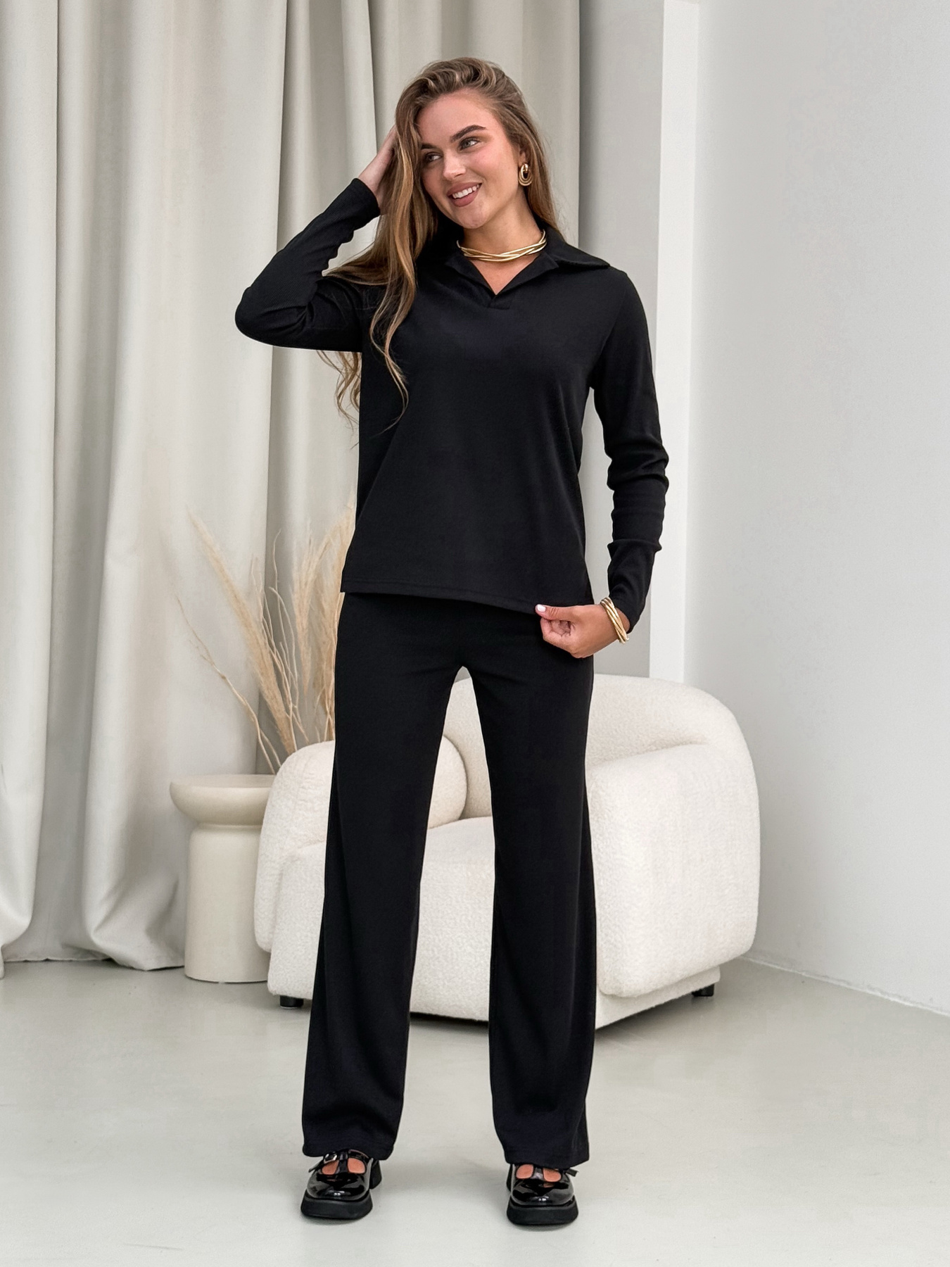 Брюки палаццо Merlini модель 600001401 Фото