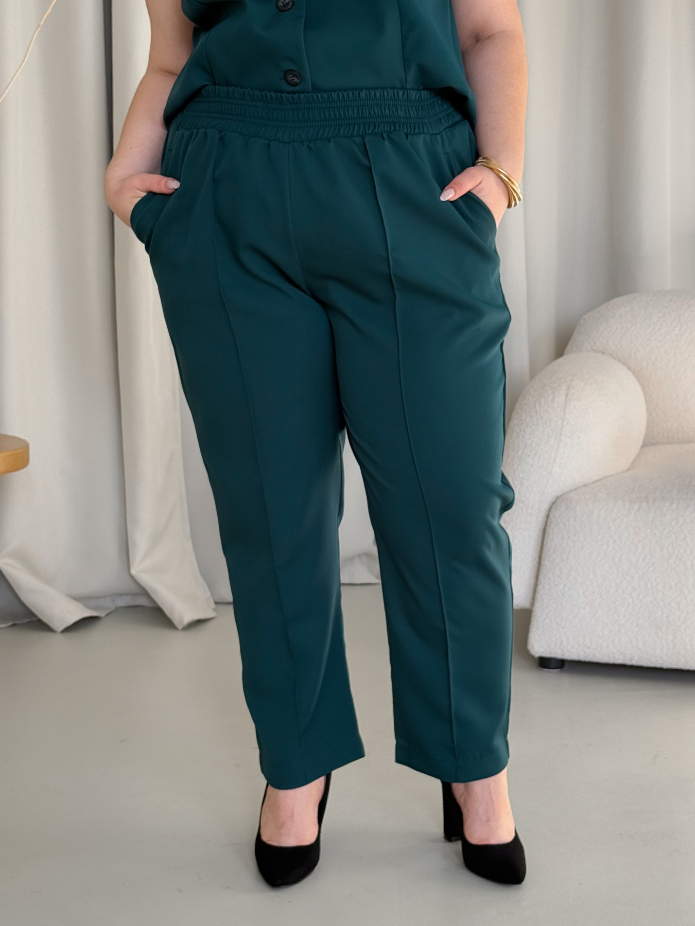 Класичні штани Merlini модель 600001463 Фото