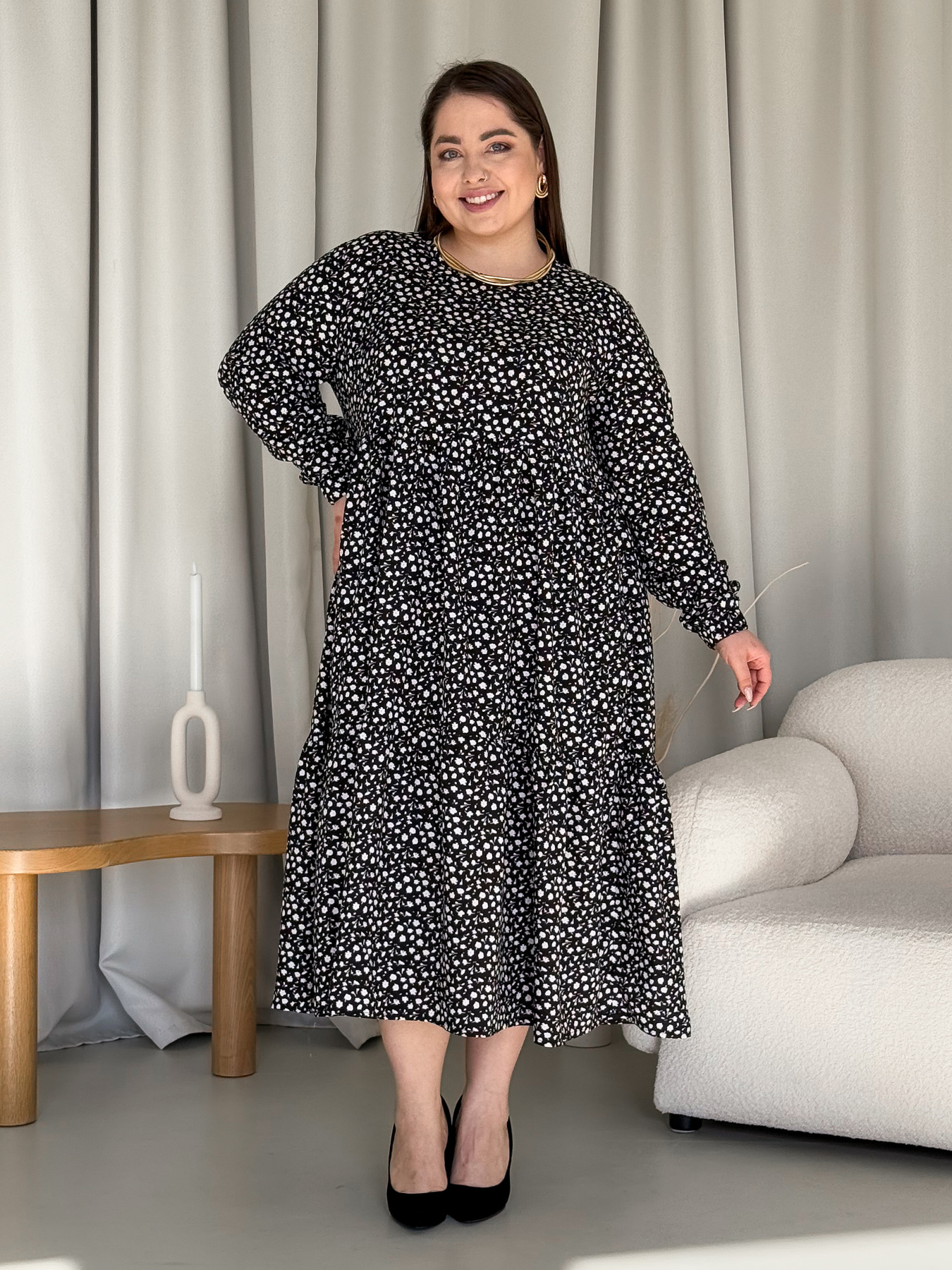 Платье миди Merlini модель 700001186 Фото