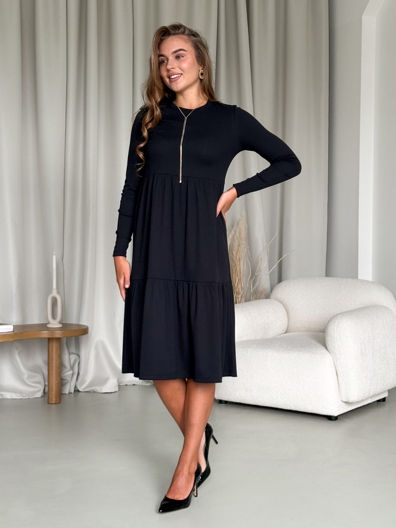 Сукня міді Merlini модель 700001501 Фото