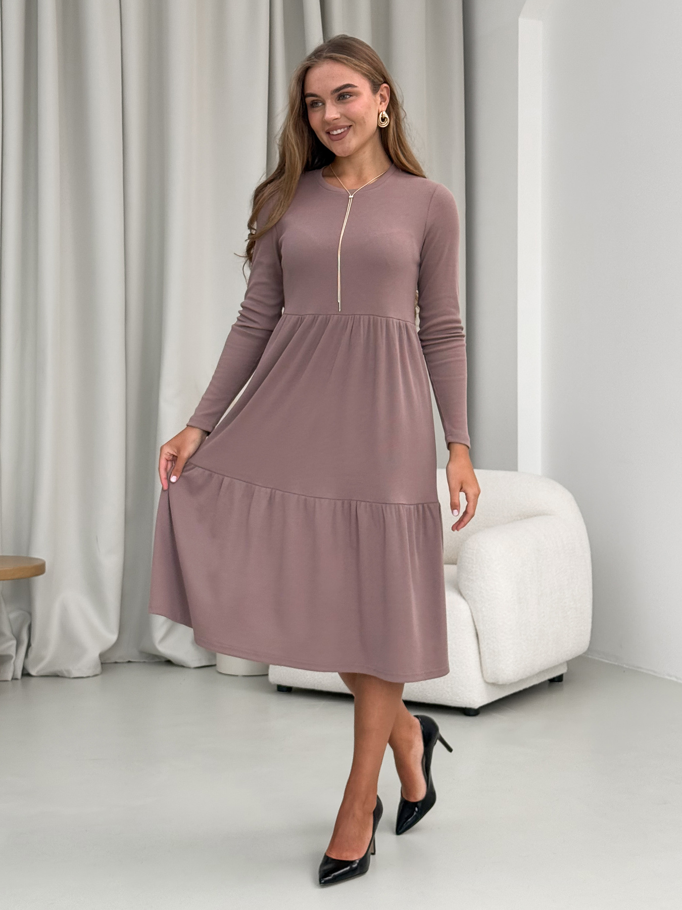 Сукня міді Merlini модель 700001502 Фото