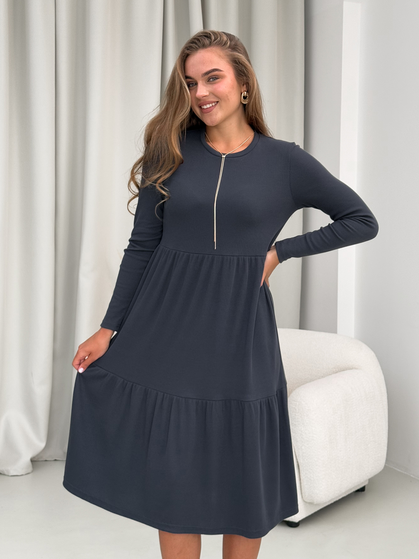 Сукня міді Merlini модель 700001504 Фото