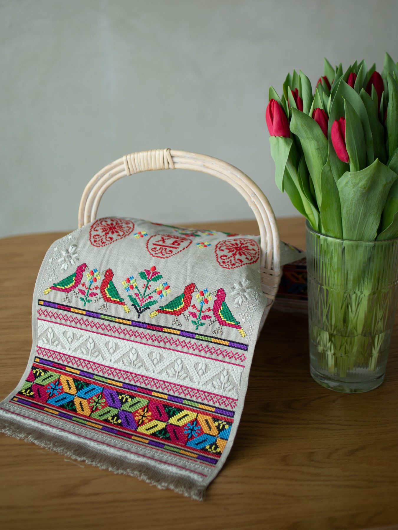 Рушник великодній бежевий Едельвіка модель 313-24-00beige Фото